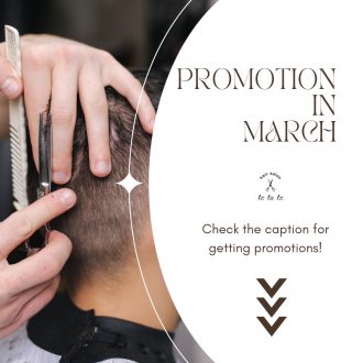 【Hair salon tetote. promotion in March 】